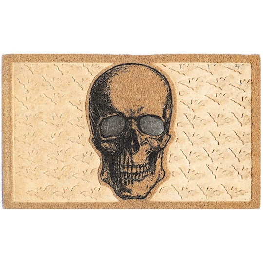 Michaels, Skull Heat Press Doormat by Ashland® – Category: Halloween Doormats